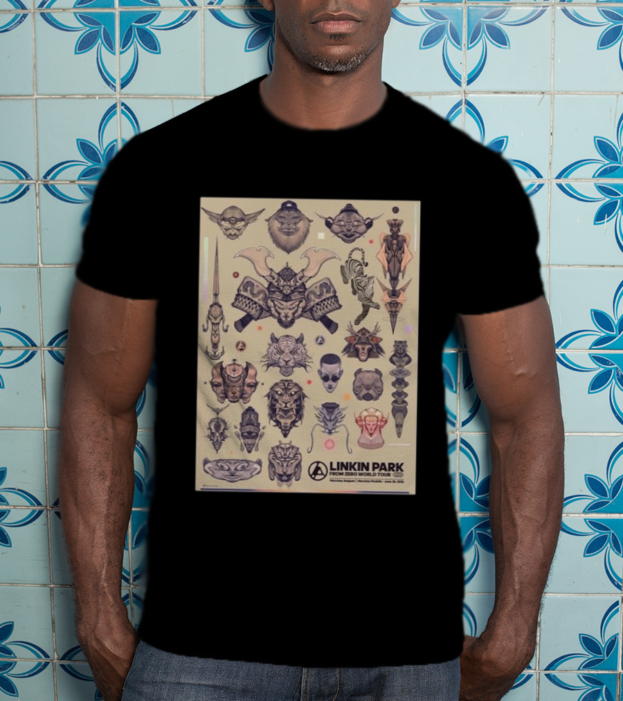 Linkin Park From Zero 2026 World Tour June 28 Werchter Parklife Belgium By Jose Mertz T-Shirt
