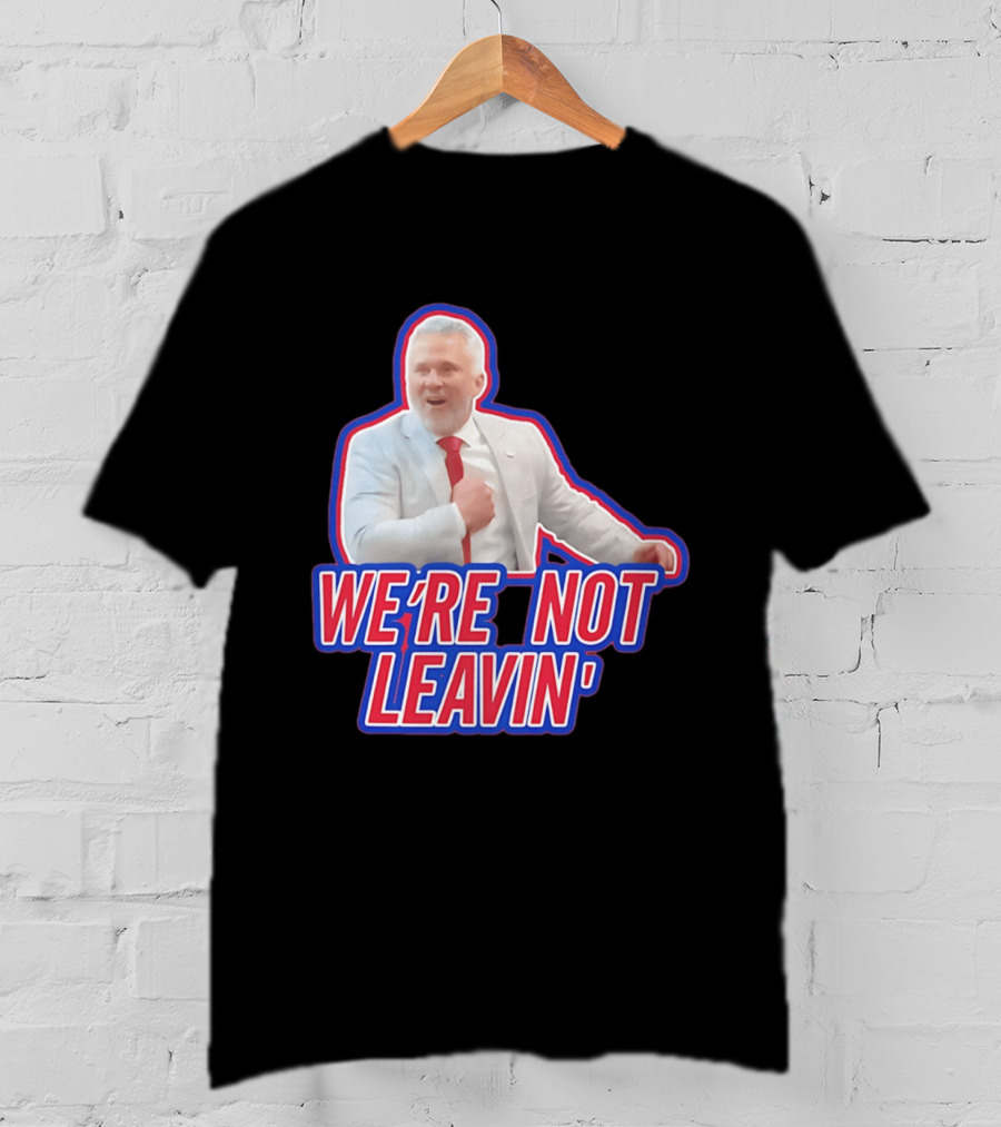 Martin St. Louis We're Not Leavin' Montreal Canadiens T-Shirt