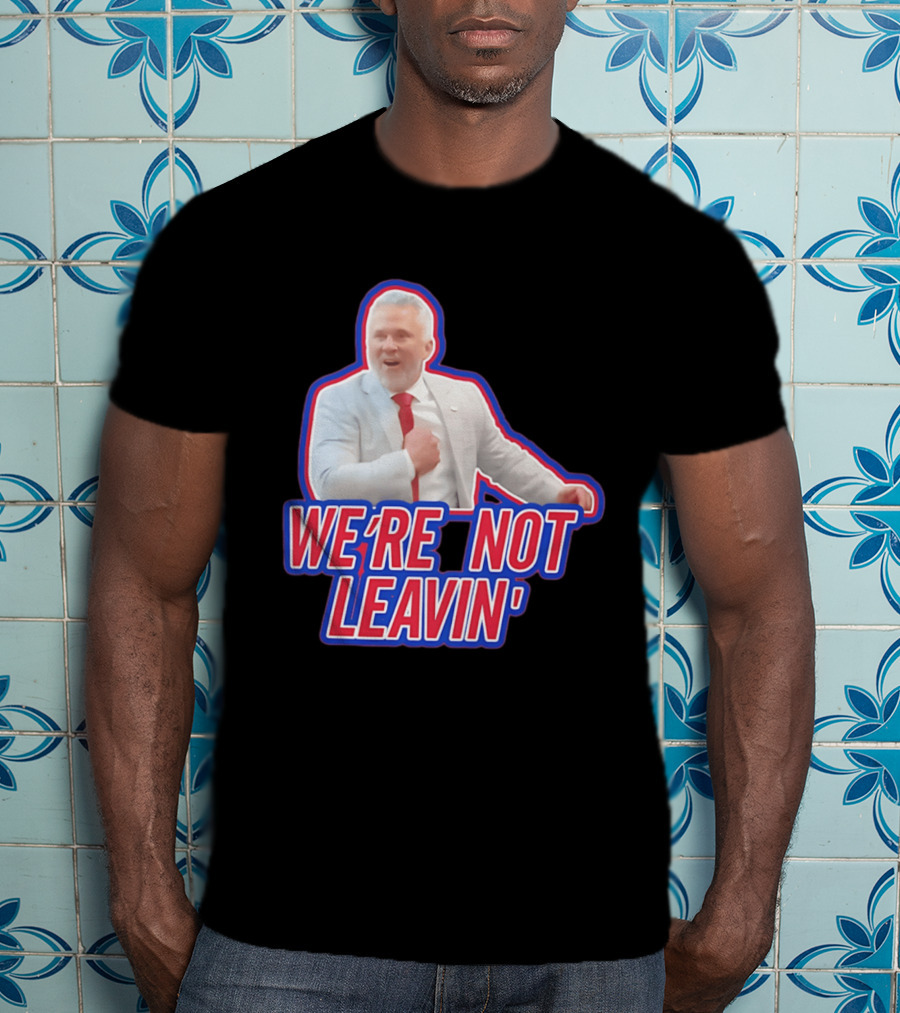 Martin St. Louis We're Not Leavin' Montreal Canadiens T-Shirt