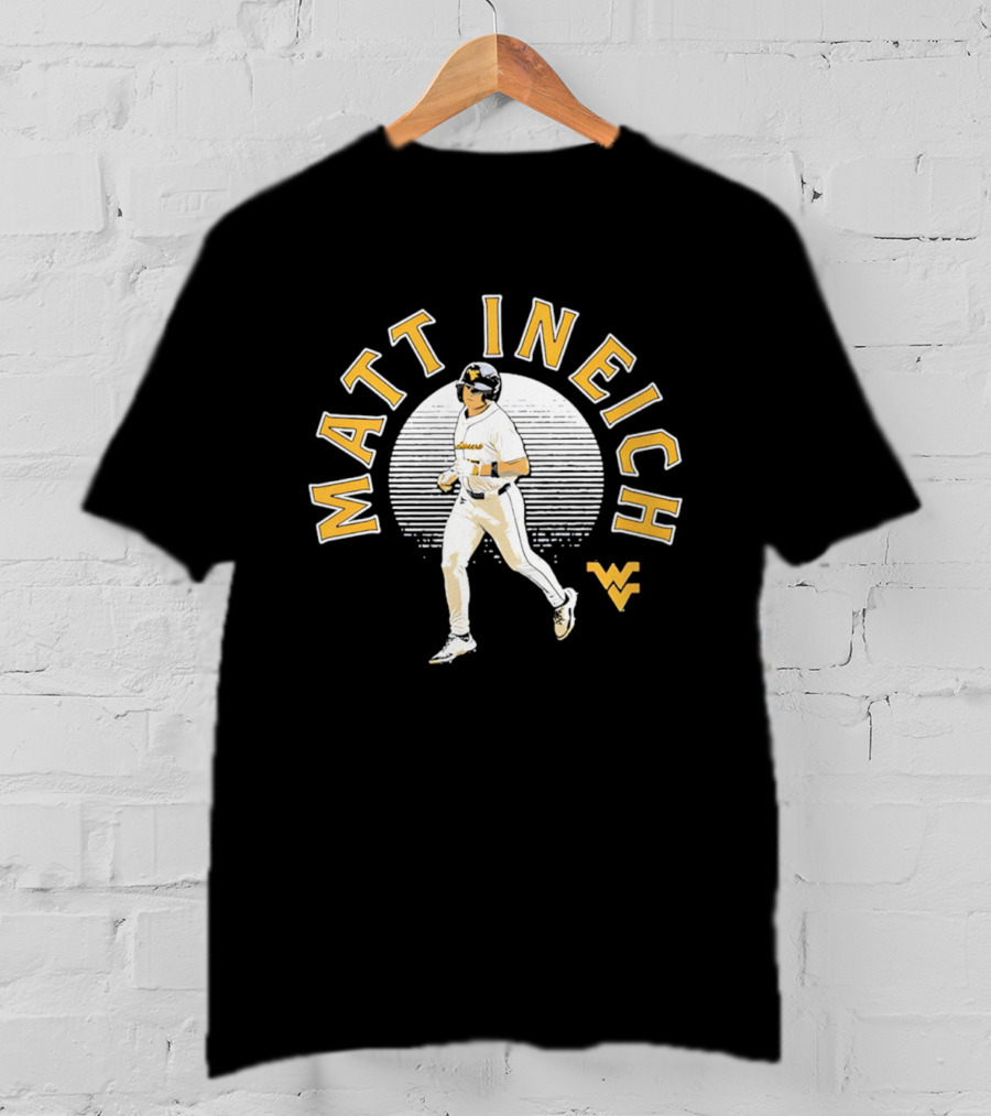 Matt Ineich WV Baseball Player Retro Style Sportsman T-Shirt