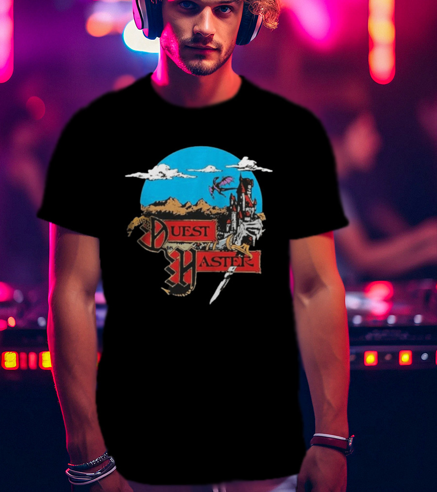 Quest Master High Fantasy Adventure Dragon Castle T-Shirt