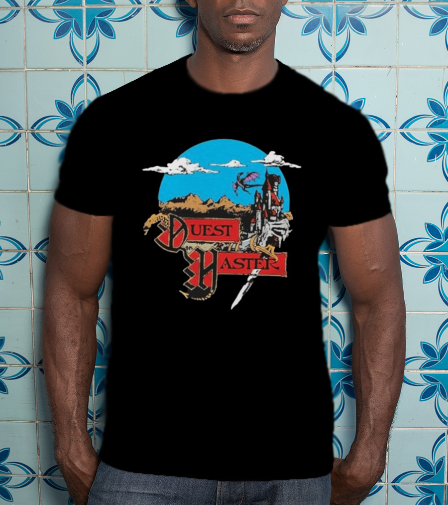 Quest Master High Fantasy Adventure Dragon Castle T-Shirt