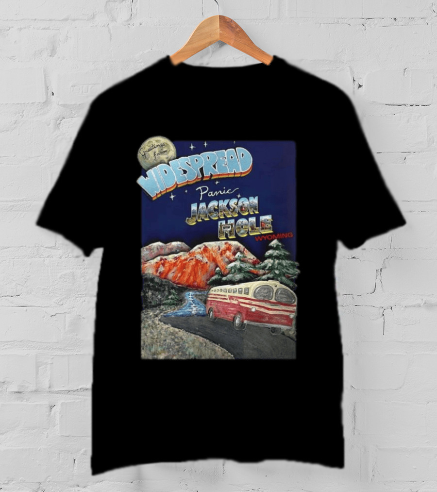 Greetings From Widespread Panic Jackson Hole Wyoming July 5 2026 Show Announce T-Shirt