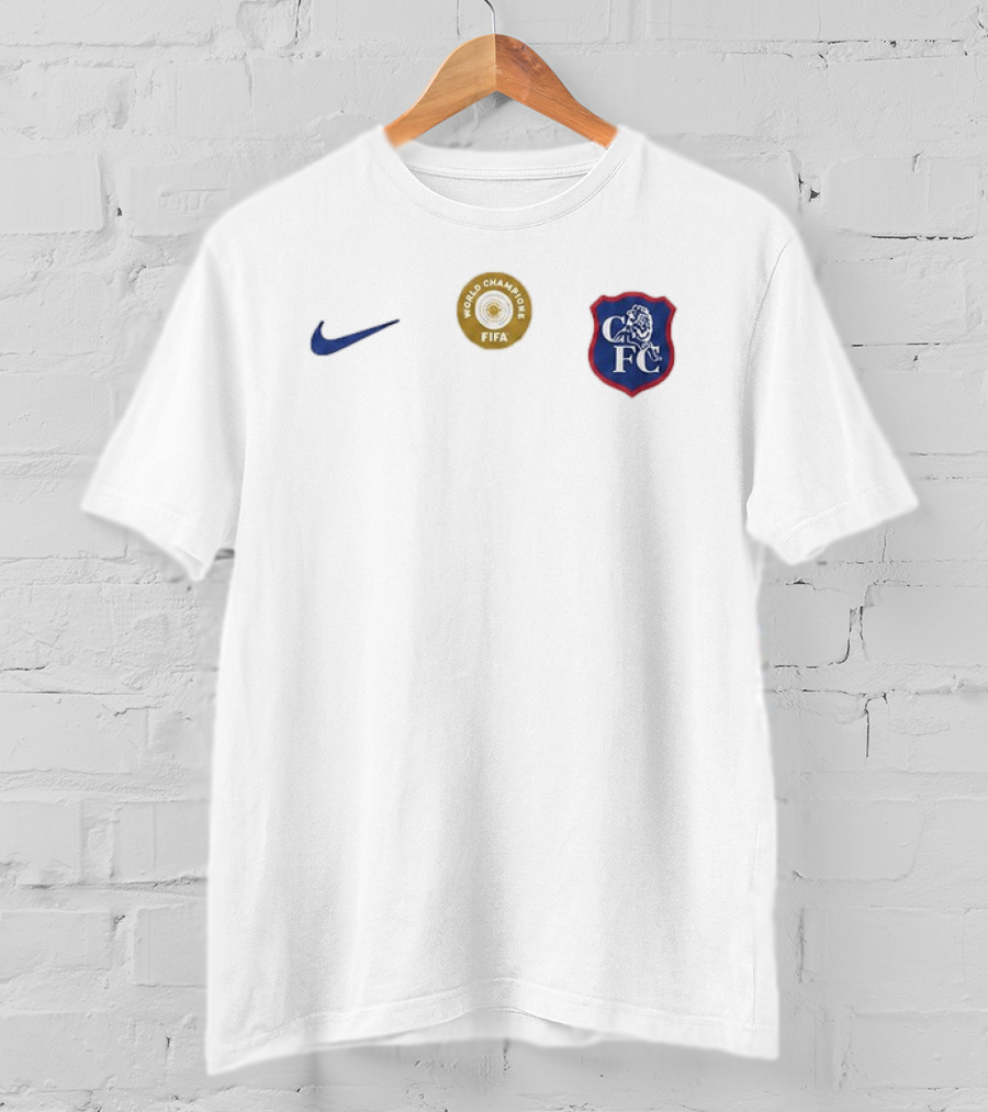 Chelsea 2026 27 FIFA World Champions CFC Nike White Away Kit T-Shirt