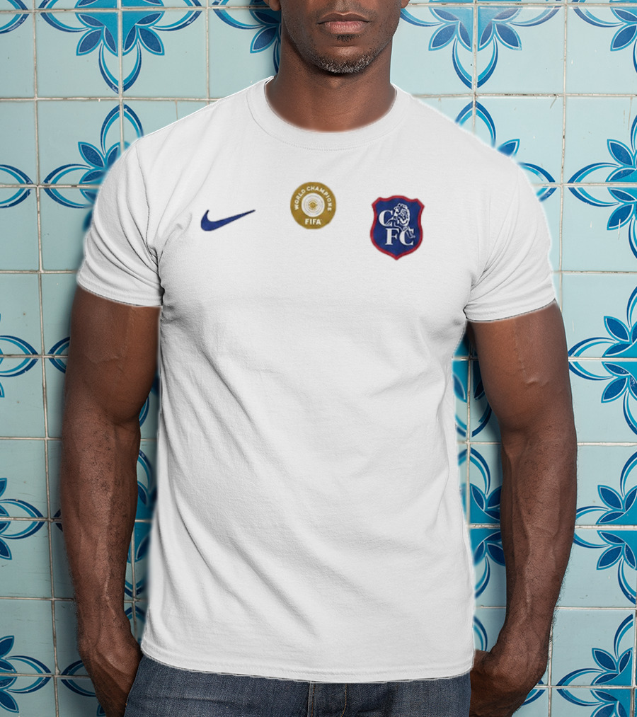Chelsea 2026 27 FIFA World Champions CFC Nike White Away Kit T-Shirt