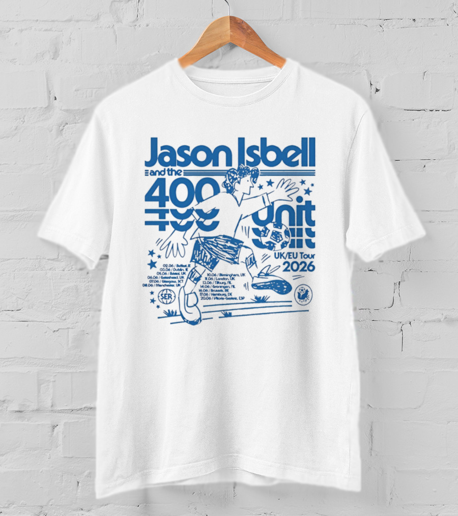 Jason Isbell 400 Unit Live June 2026 Southeastern Records UK EU Tour T-Shirt