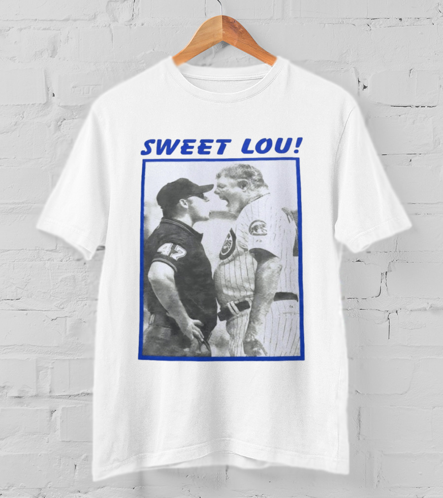 Sweet Lou Piniella Chicago Cubs MLB Umpire Confrontation T-Shirt