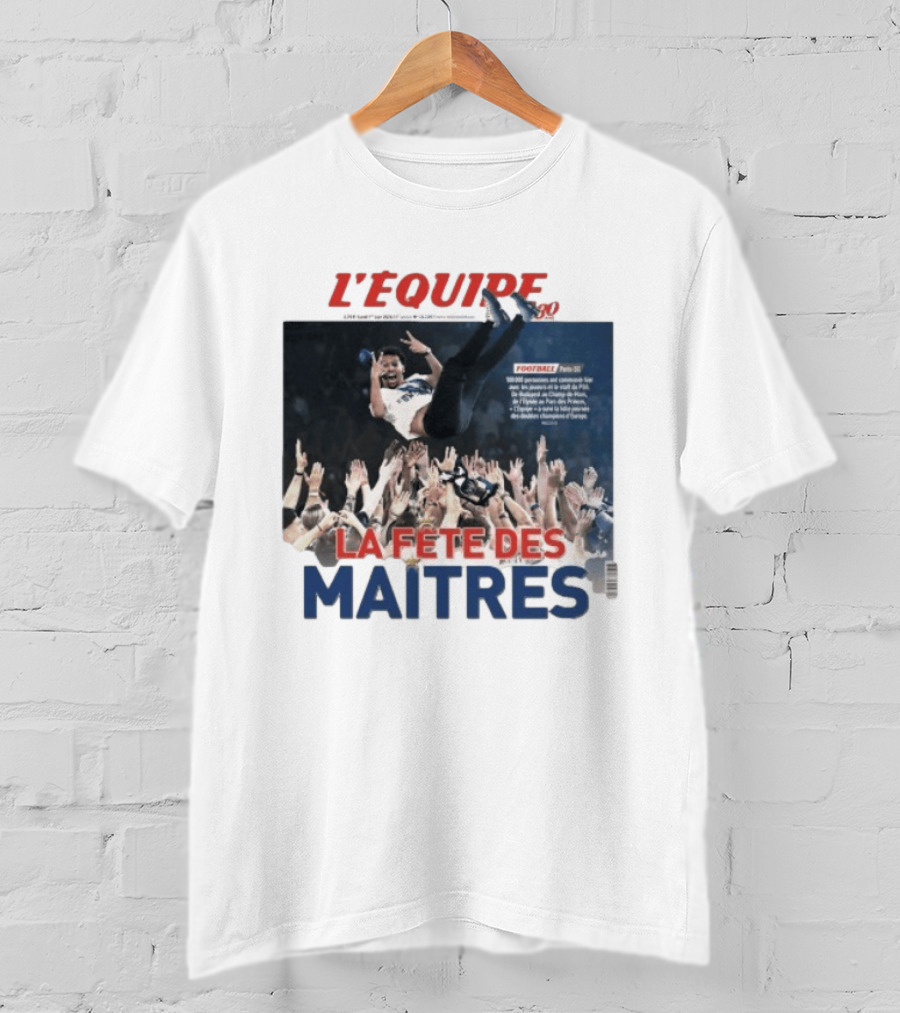 L'Equipe La Fête Des Maitres Football Joyful Celebration T-Shirt