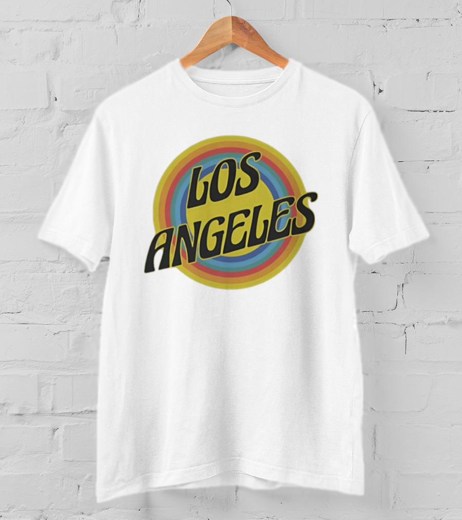 Los Angeles Vintage Rainbow T-Shirt