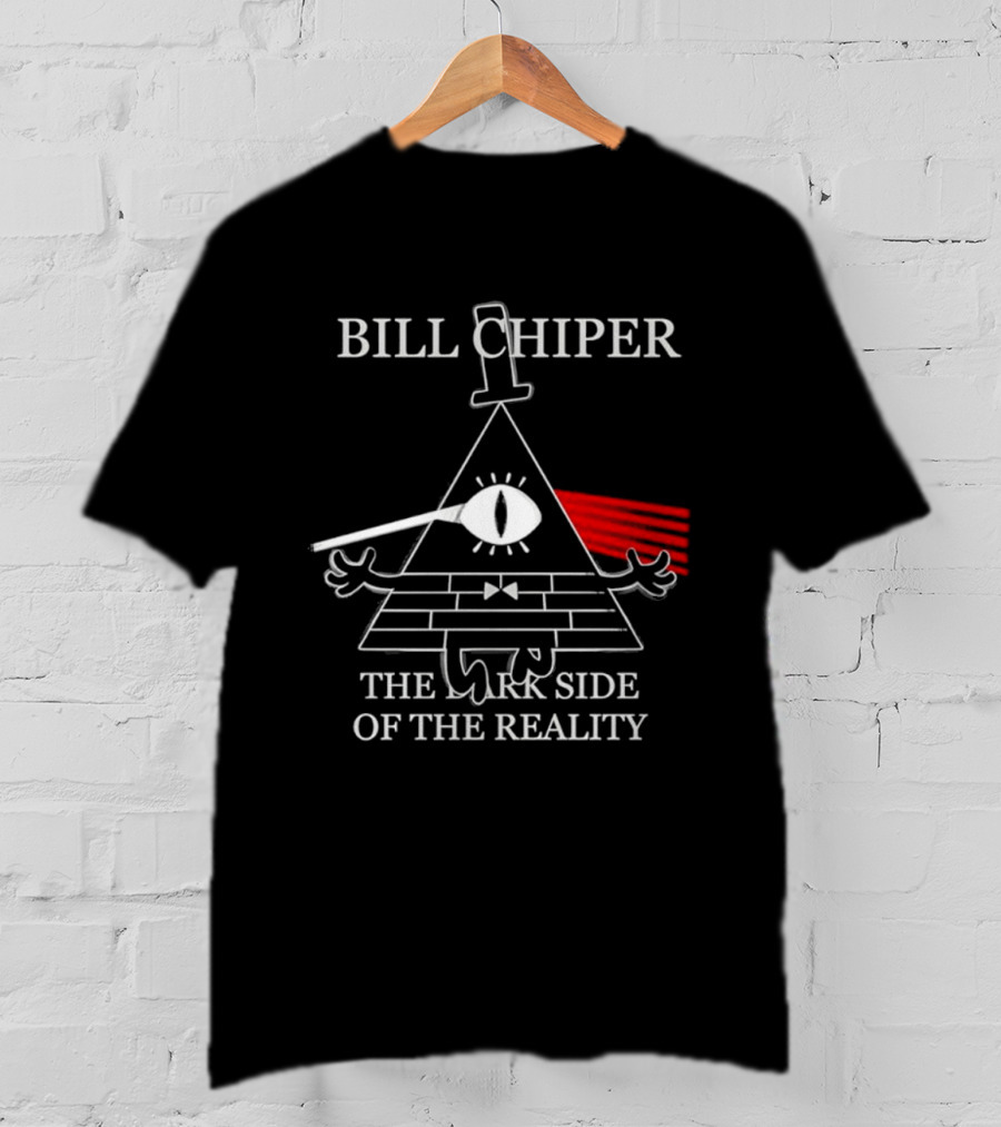 Bill Cipher The Dark Side Of The Reality Pyramid Eye Pink Floyd Mashup T-Shirt