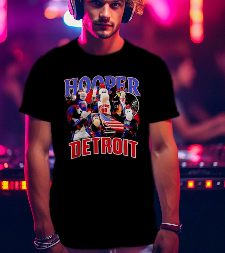 Detroit Pistons Hooper 2026 NBA Crossroads T-Shirt