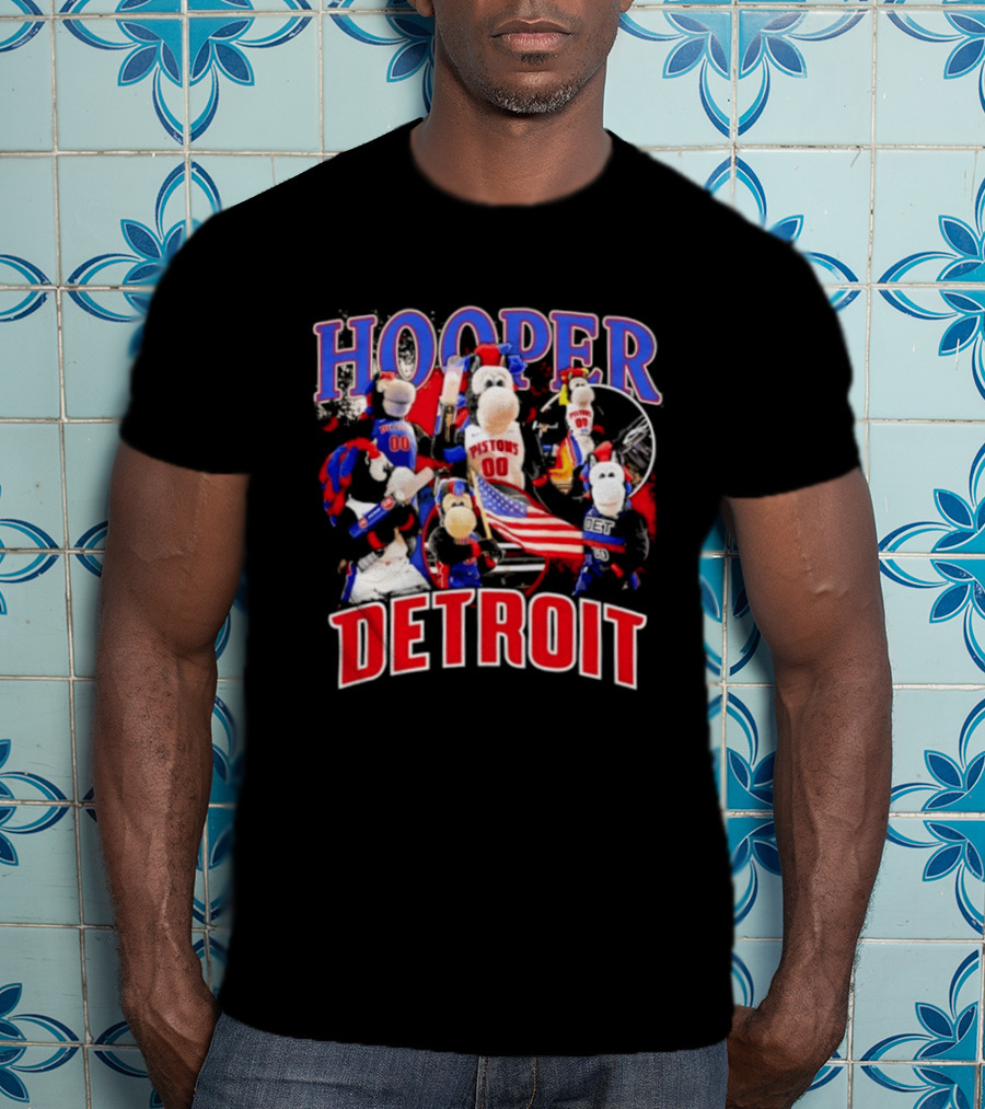 Detroit Pistons Hooper 2026 NBA Crossroads T-Shirt