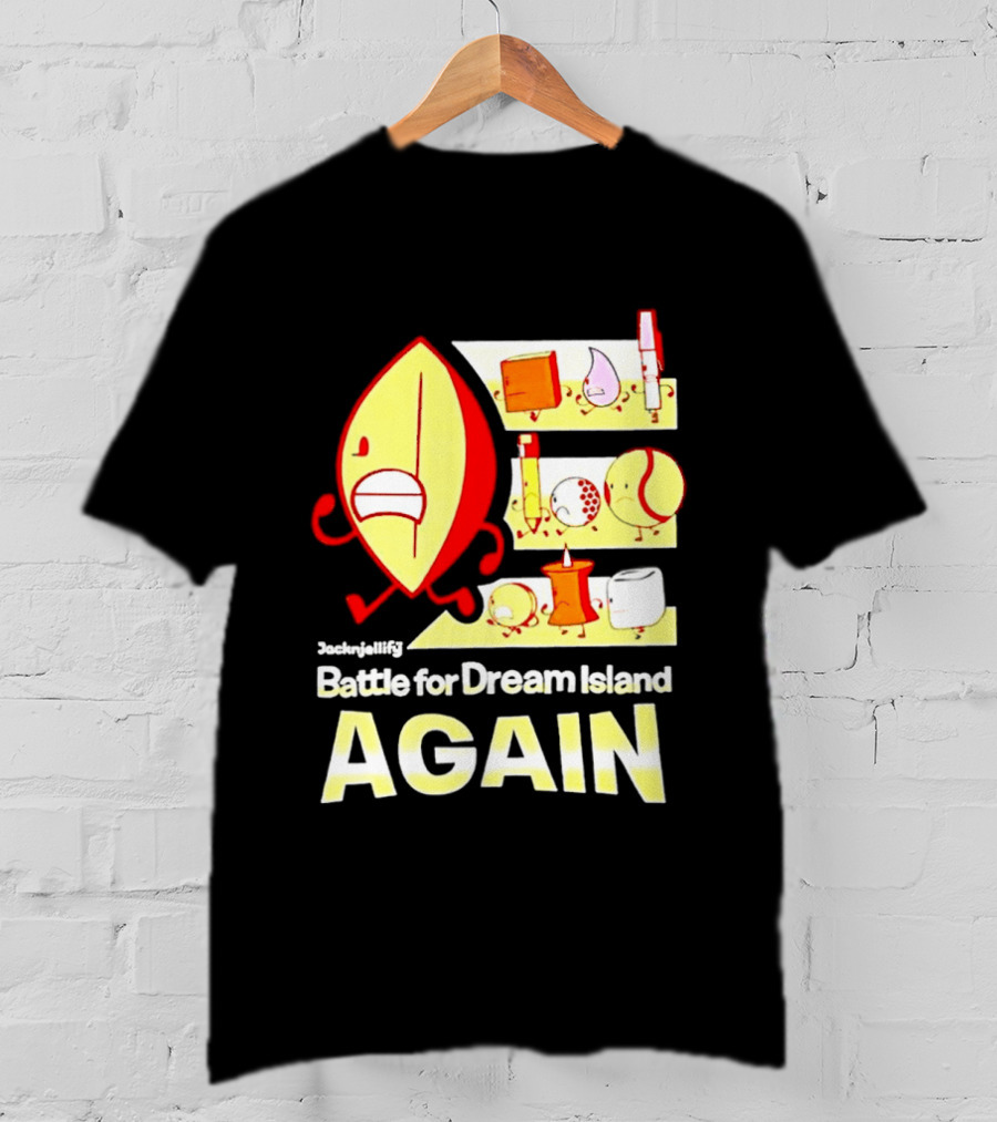 Battle For Dream Island Again Leafy BFDI Characters T-Shirt