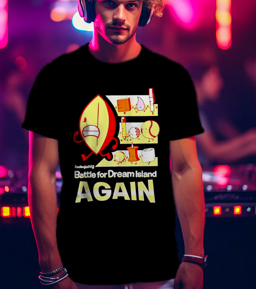Battle For Dream Island Again Leafy BFDI Characters T-Shirt