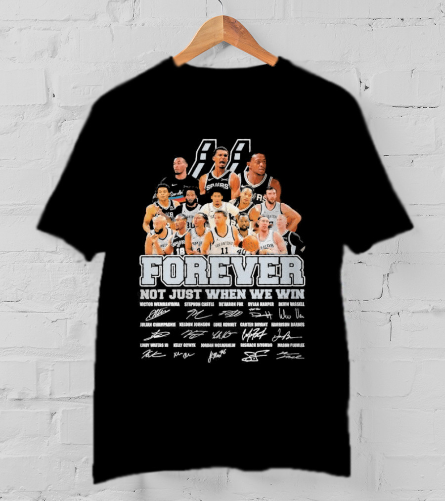 Spurs Legends Forever Signatures T-Shirt