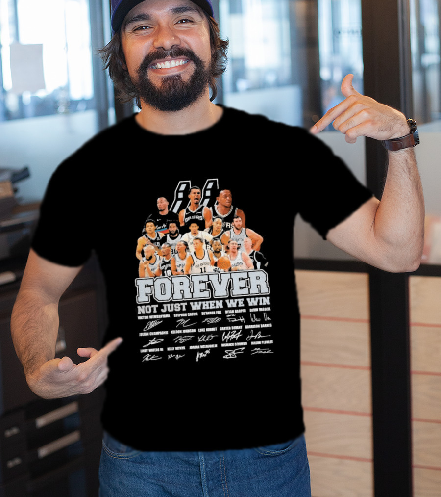 Spurs Legends Forever Signatures T-Shirt