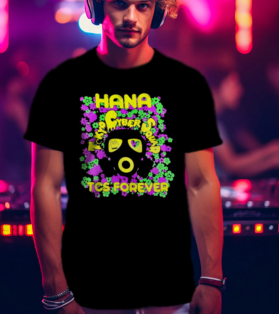 Hana Tokyo Cyber Squad TCS Forever Vibrant Flower Power T-Shirt