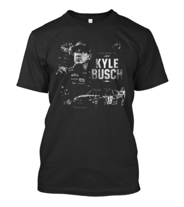 In Memory Of Kyle Busch 2026 NASCAR Racing Driver With Car T-Shirt