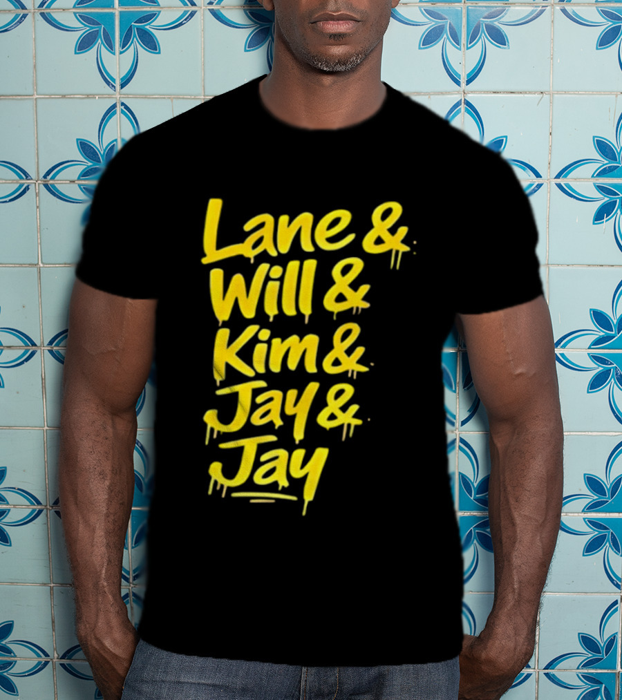 Lane Will Kim Jay Jay Graffiti Style Names T-Shirt