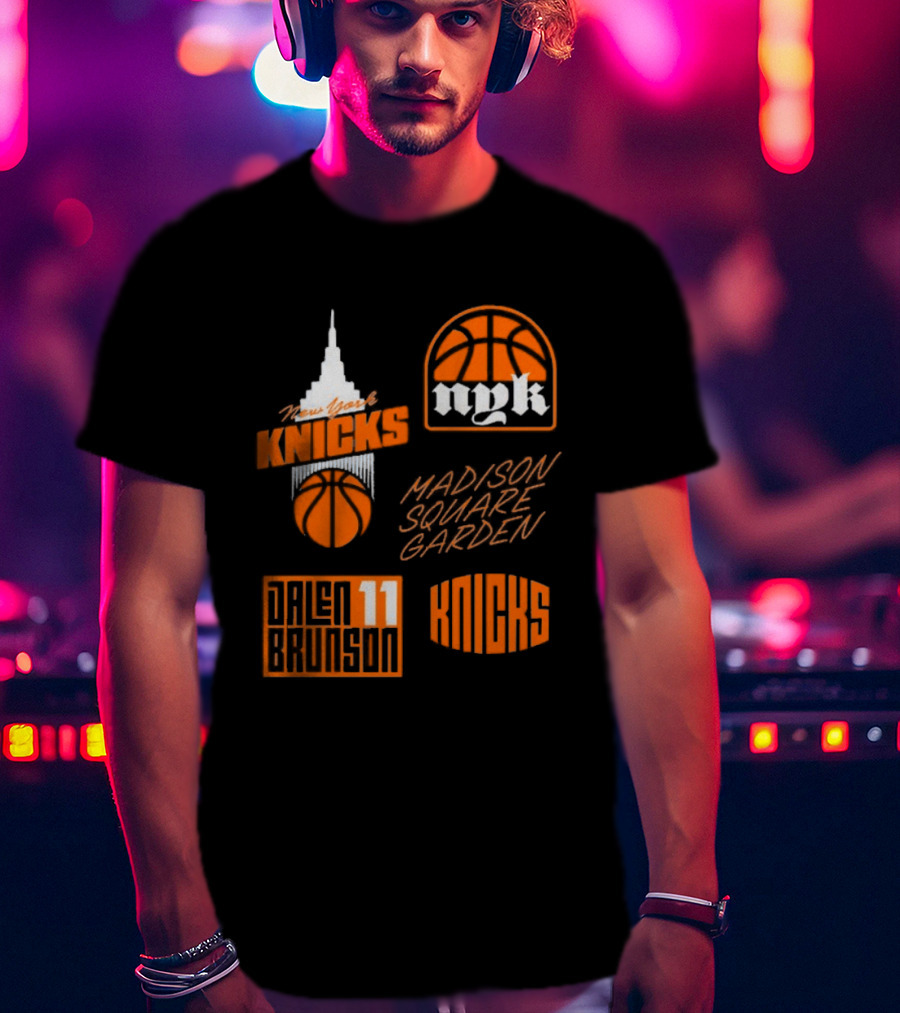 New York Knicks Jalen Brunson MSG NYK 11 Madison Square Garden T-Shirt