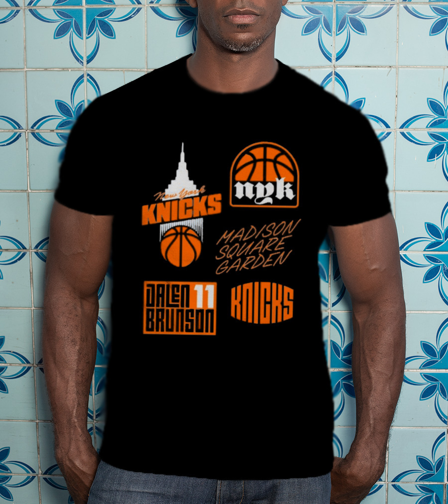 New York Knicks Jalen Brunson MSG NYK 11 Madison Square Garden T-Shirt