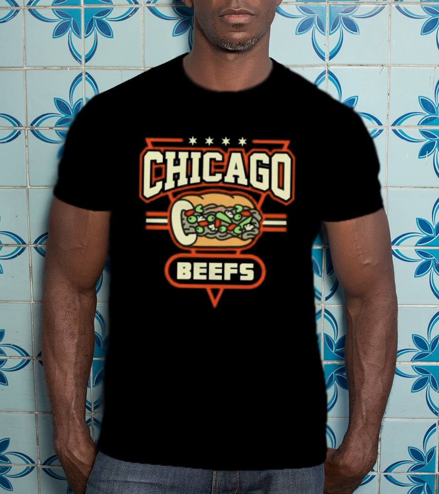 Chicago Beefs Sandwich Stars T-Shirt