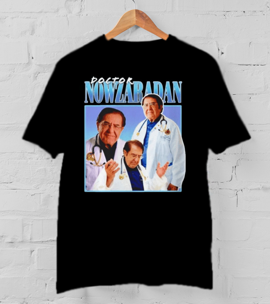 Doctor Nowzaradan My 600Lb Life Blue Stethoscope T-Shirt