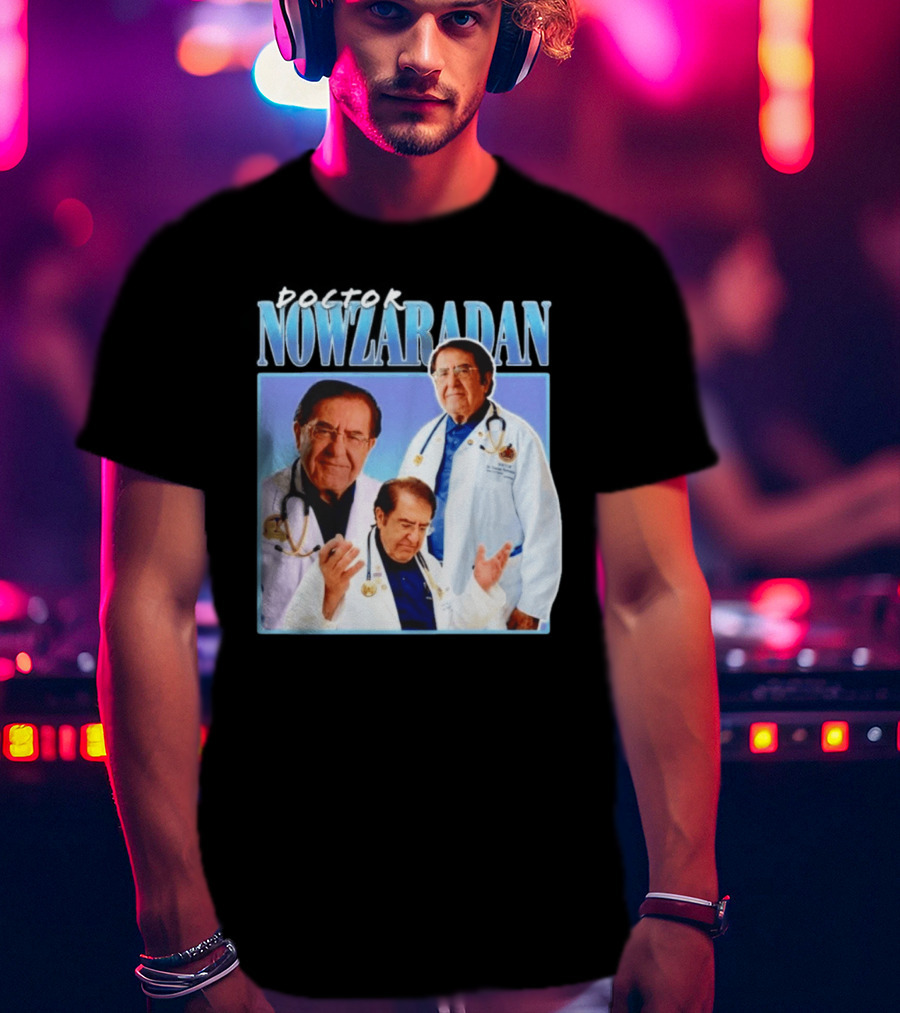 Doctor Nowzaradan My 600Lb Life Blue Stethoscope T-Shirt