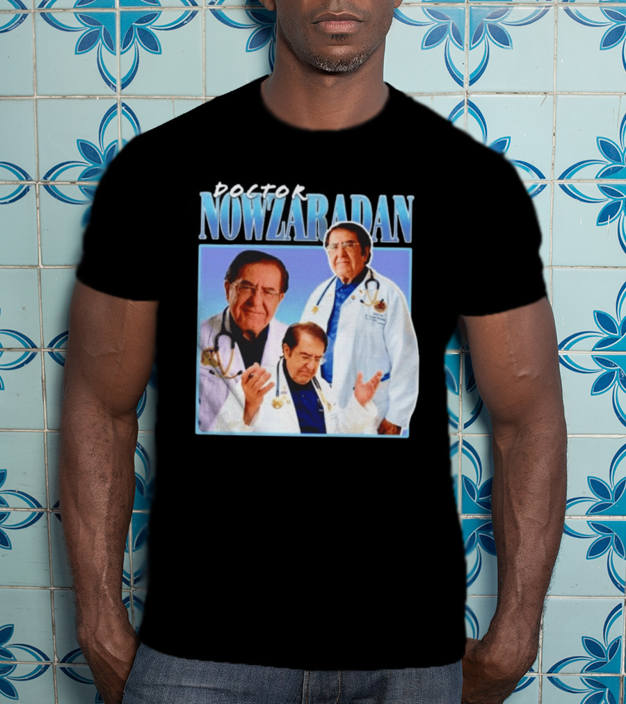 Doctor Nowzaradan My 600Lb Life Blue Stethoscope T-Shirt