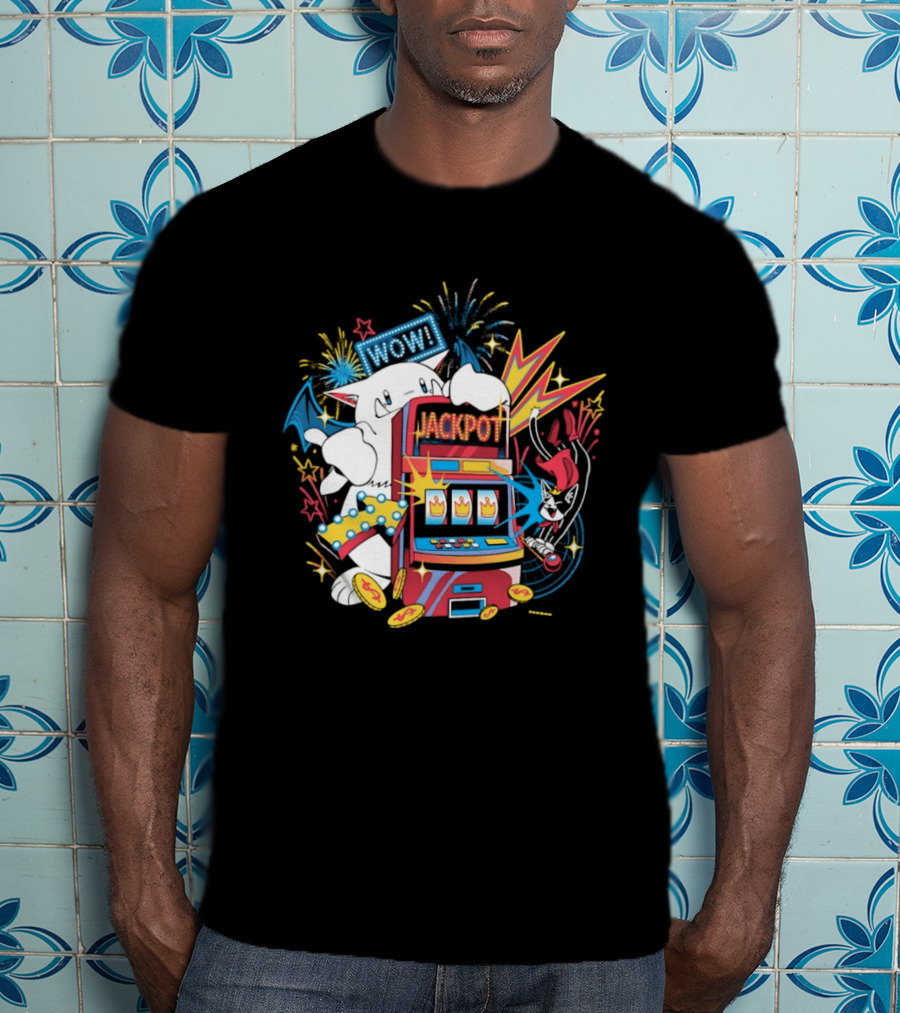 Final Fantasy Moogle Jackpot Slot Machine WOW Explosion T-Shirt