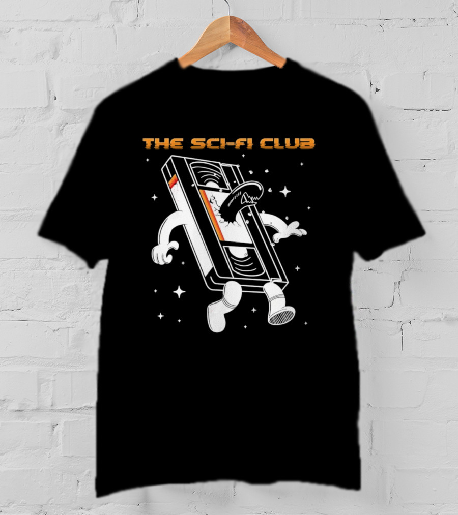 The Sci Fi Club Alien VHS Tape T-Shirt