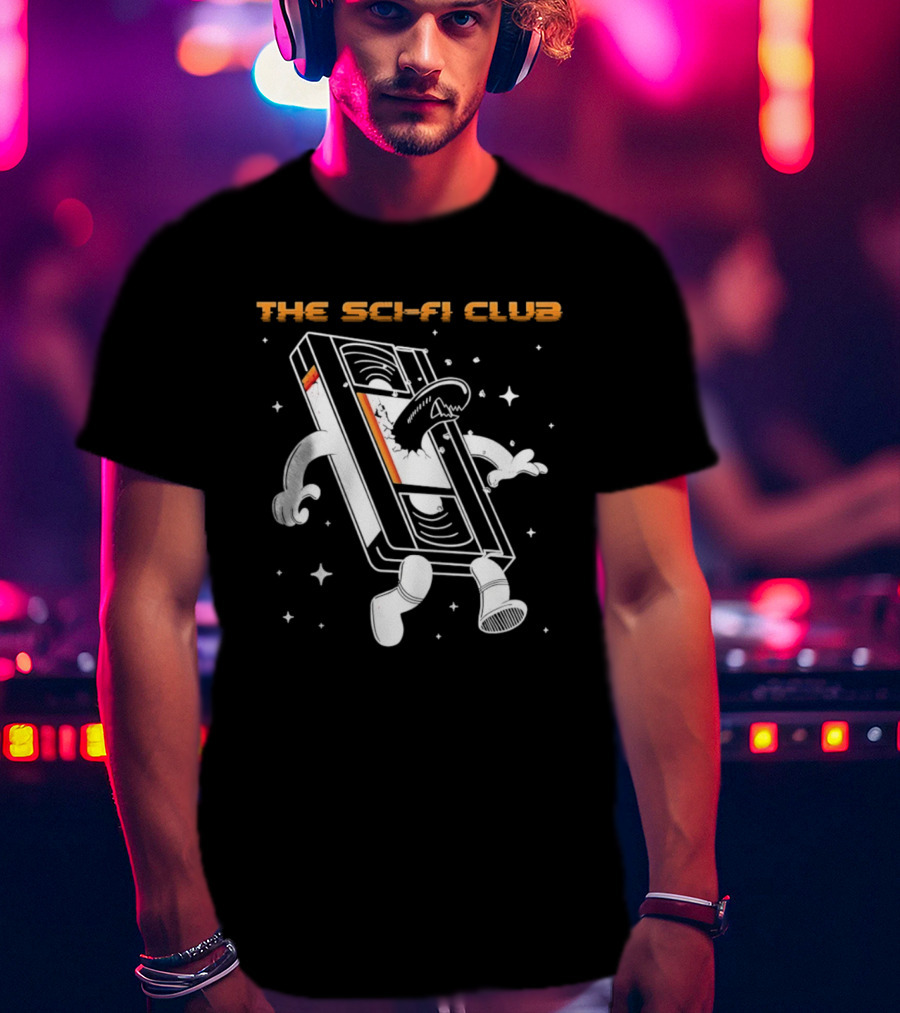 The Sci Fi Club Alien VHS Tape T-Shirt