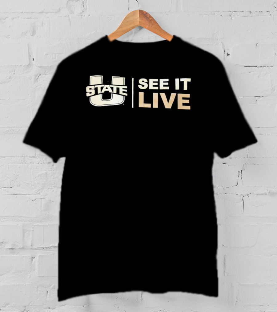 Utah State U State See It Live T-Shirt