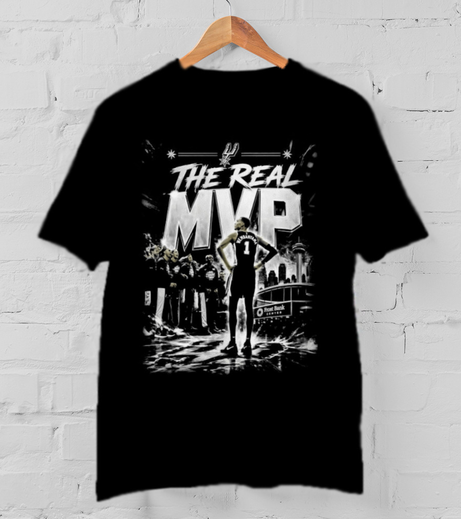 Victor Wembanyama The Real MVP San Antonio Spurs Basketball Star T-Shirt