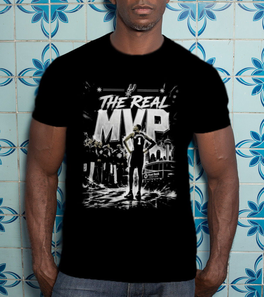 Victor Wembanyama The Real MVP San Antonio Spurs Basketball Star T-Shirt