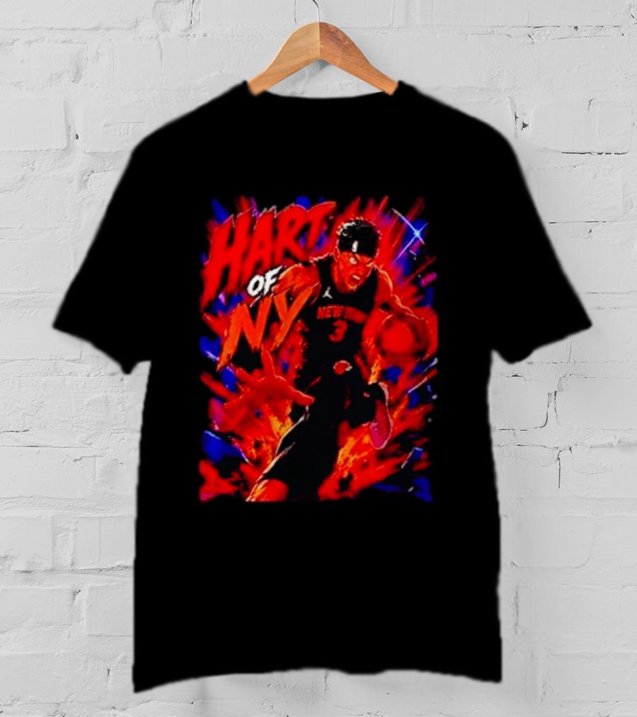 New York Knicks Josh Hart Of NY Black Basketball T-Shirt