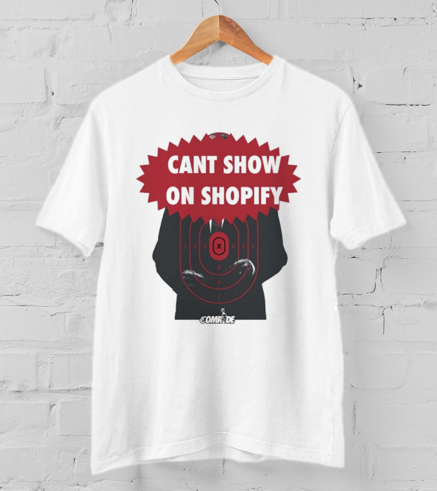 Cant Show On Shopify Target Practice X Comrade T-Shirt