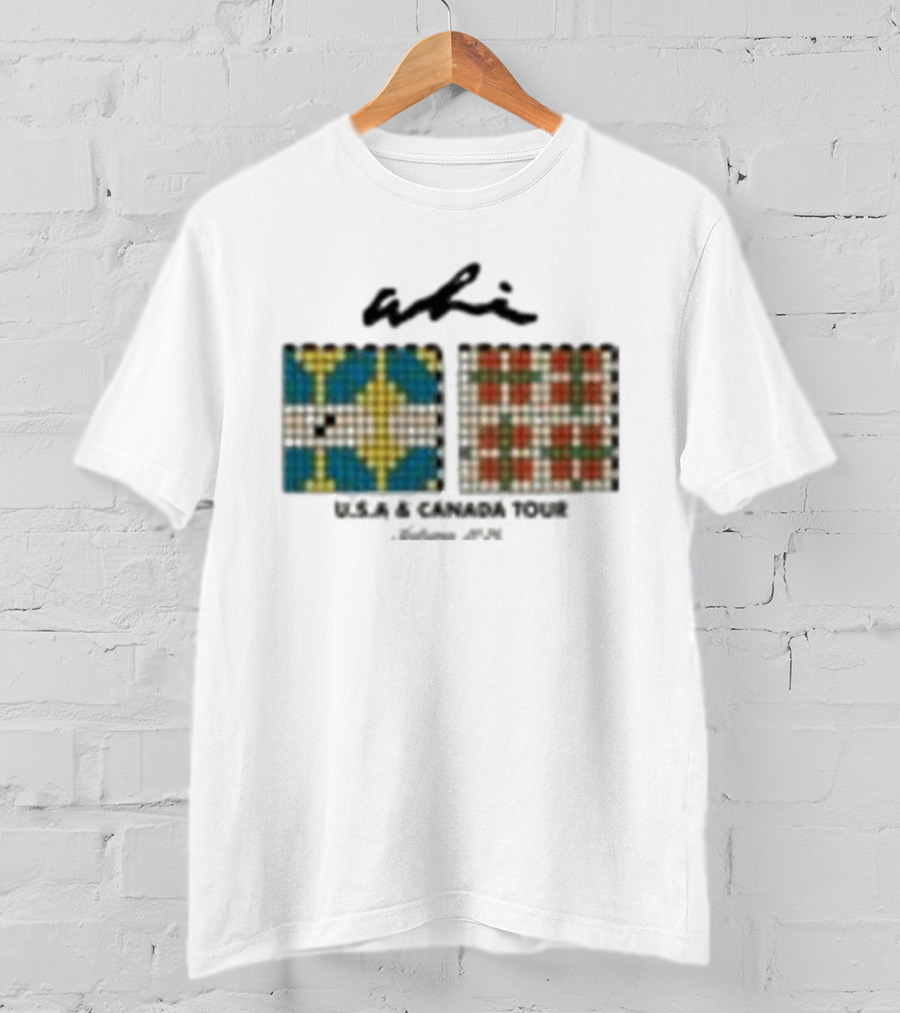 Ali USA Canada Tour Radio Tiles Mosaic T-Shirt