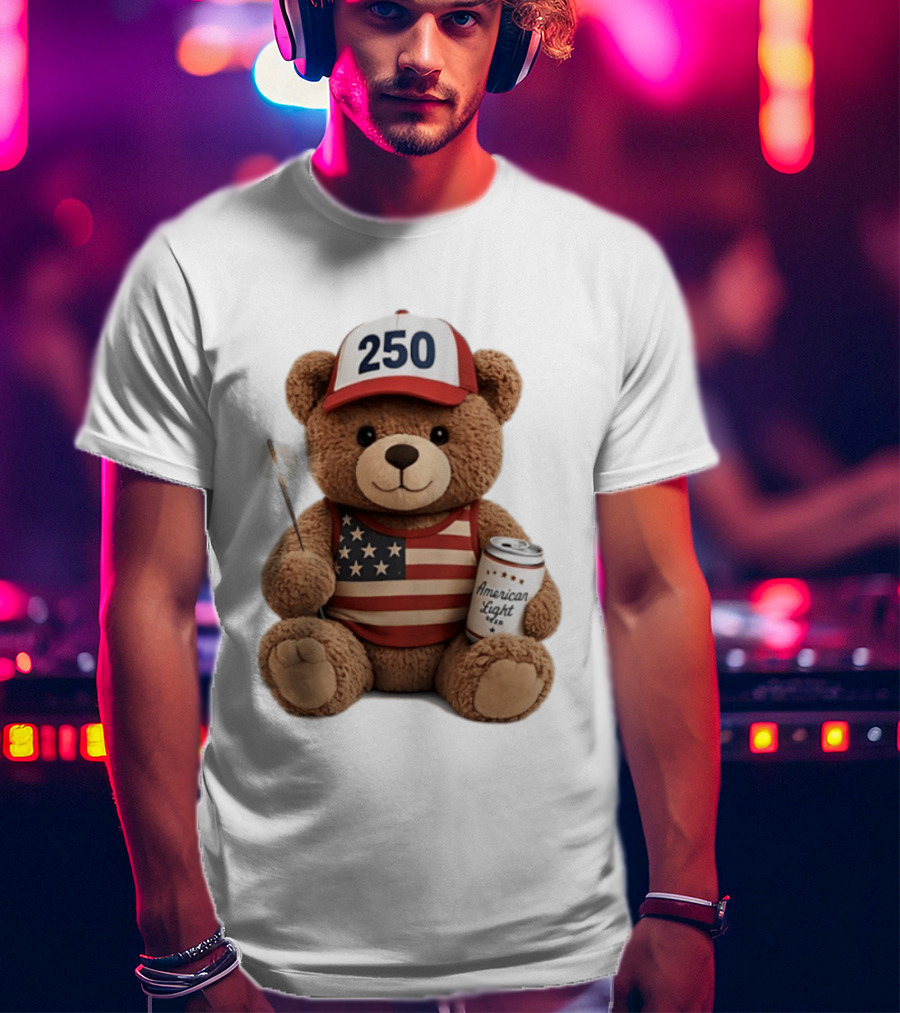 American Bear 250 United States Celebration T-Shirt