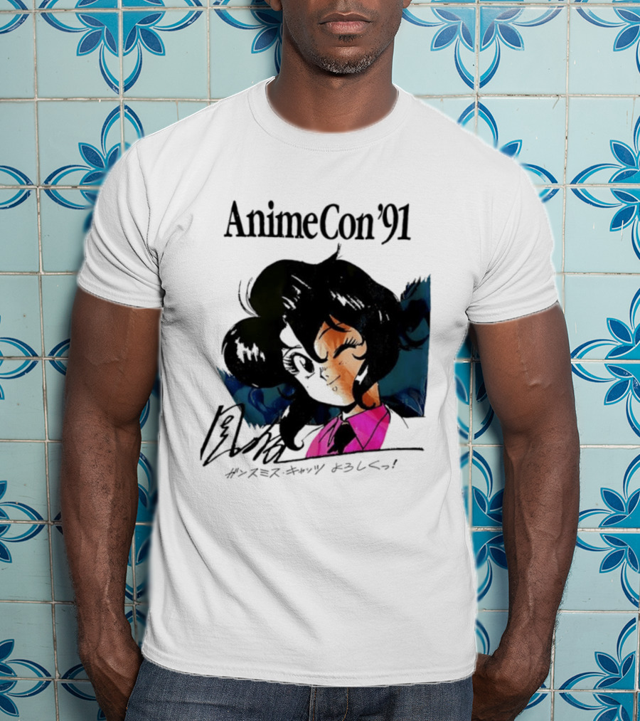 Anime Con '91 Character With Autograph And Japanese T-Shirt