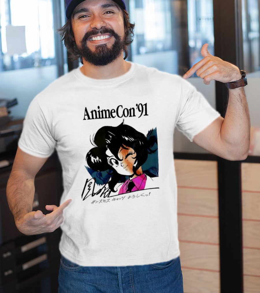 Anime Con '91 Character With Autograph And Japanese T-Shirt