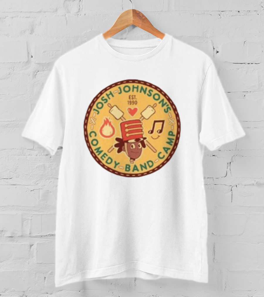 Josh Johnson's Comedy Band Camp Tour 1990 Marshmallows And Music Note T-Shirt