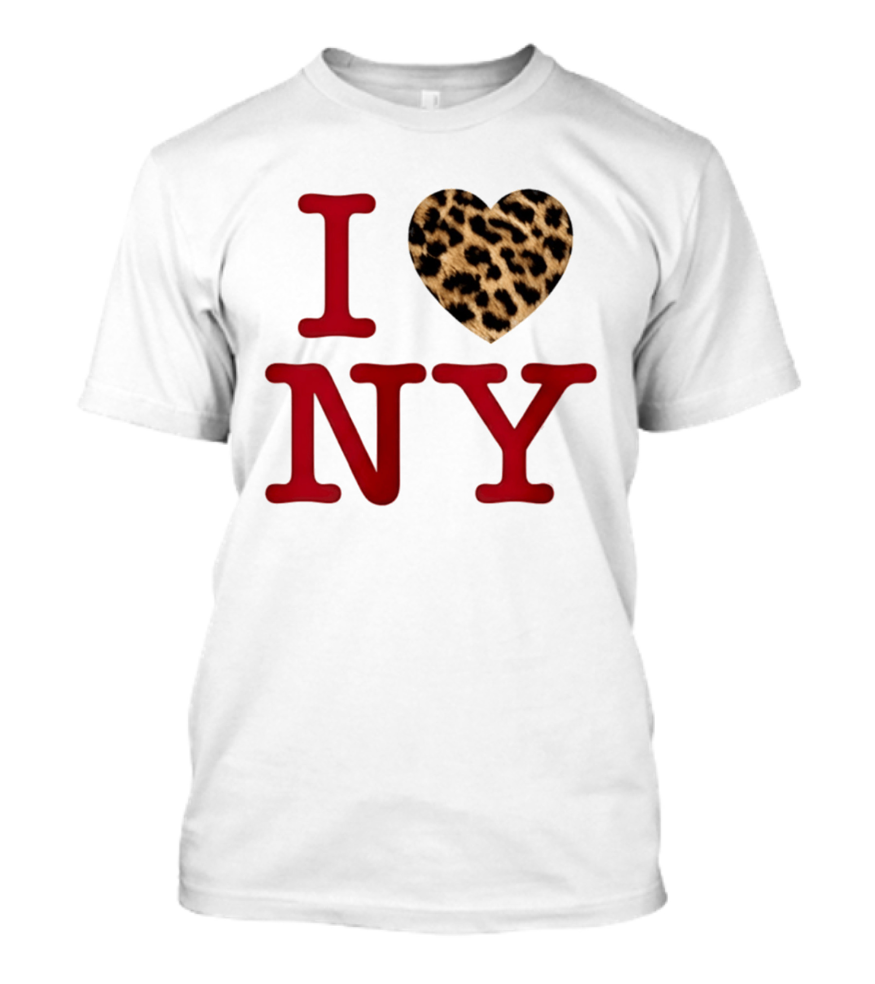 Latto Crave I Heart NY Leopard T-Shirt