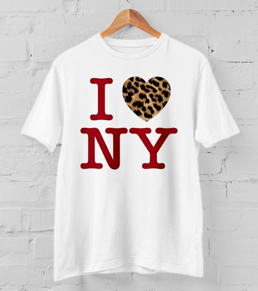 Latto Crave I Heart NY Leopard T-Shirt