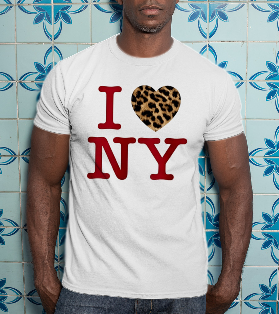 Latto Crave I Heart NY Leopard T-Shirt