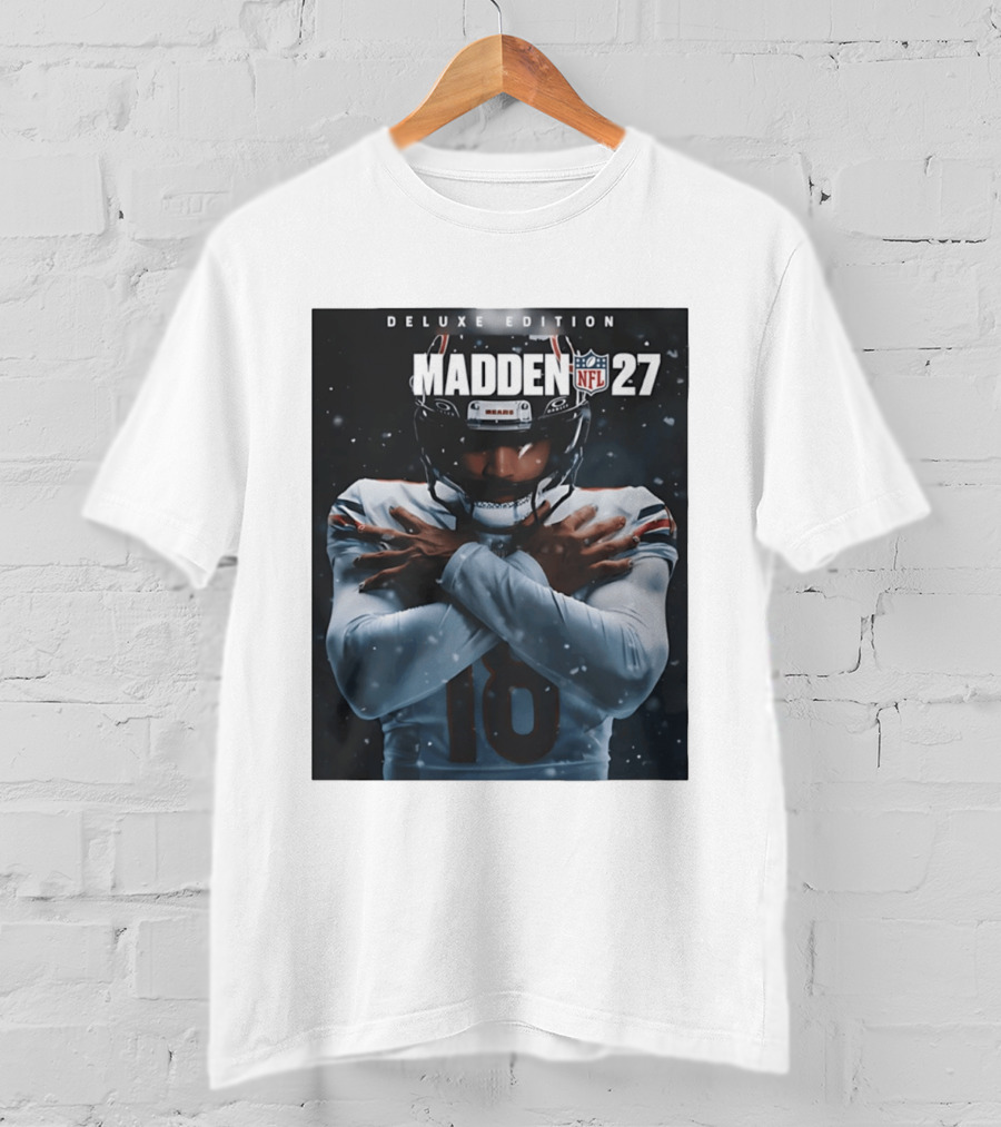 Madden NFL 27 Deluxe Edition Caleb Williams Bears 18 T-Shirt