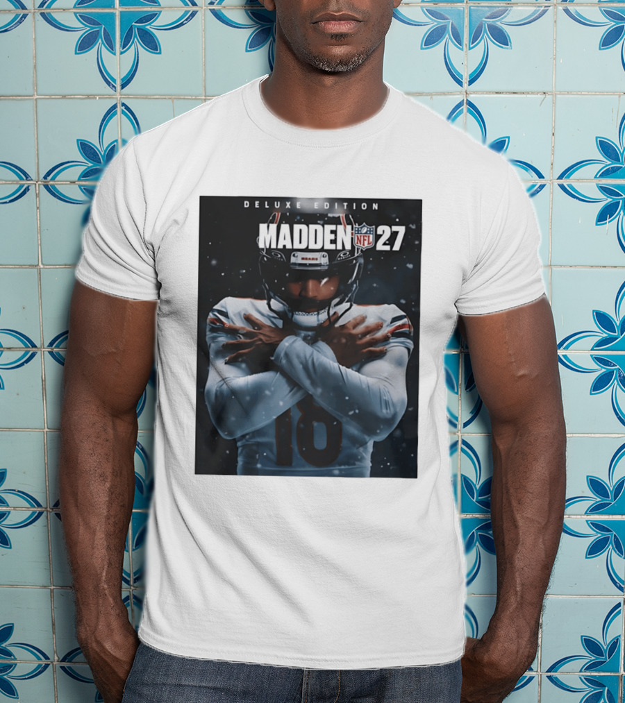 Madden NFL 27 Deluxe Edition Caleb Williams Bears 18 T-Shirt