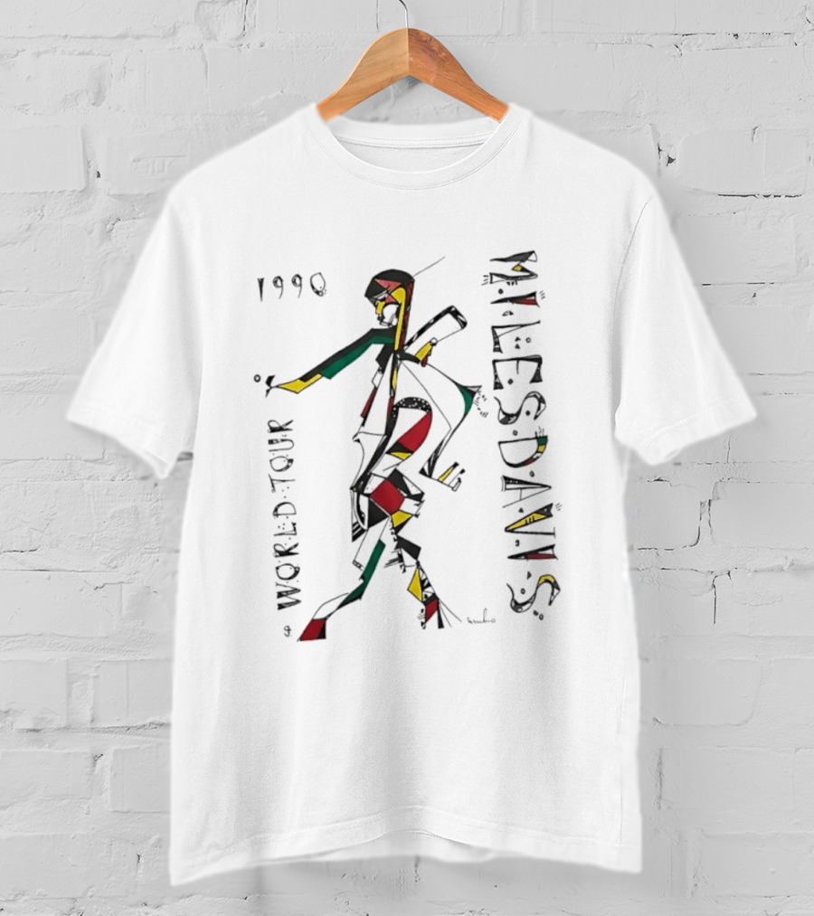 Miles Davis World Tour 1990 Abstract T-Shirt
