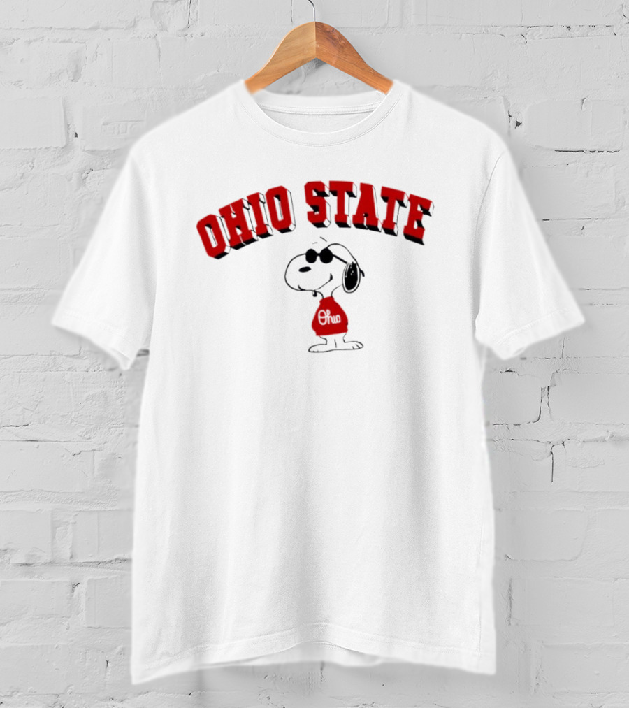 Ohio State Snoopy Peanuts Collaboration T-Shirt
