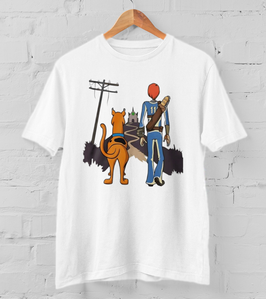 Scooby Doo Shaggy Rogers Fallout Vault Dweller Adventure T-Shirt